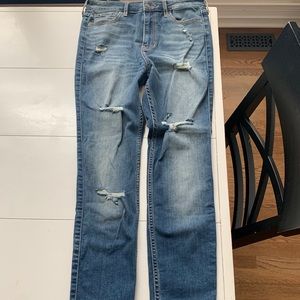 hollister skinny ripped jeans